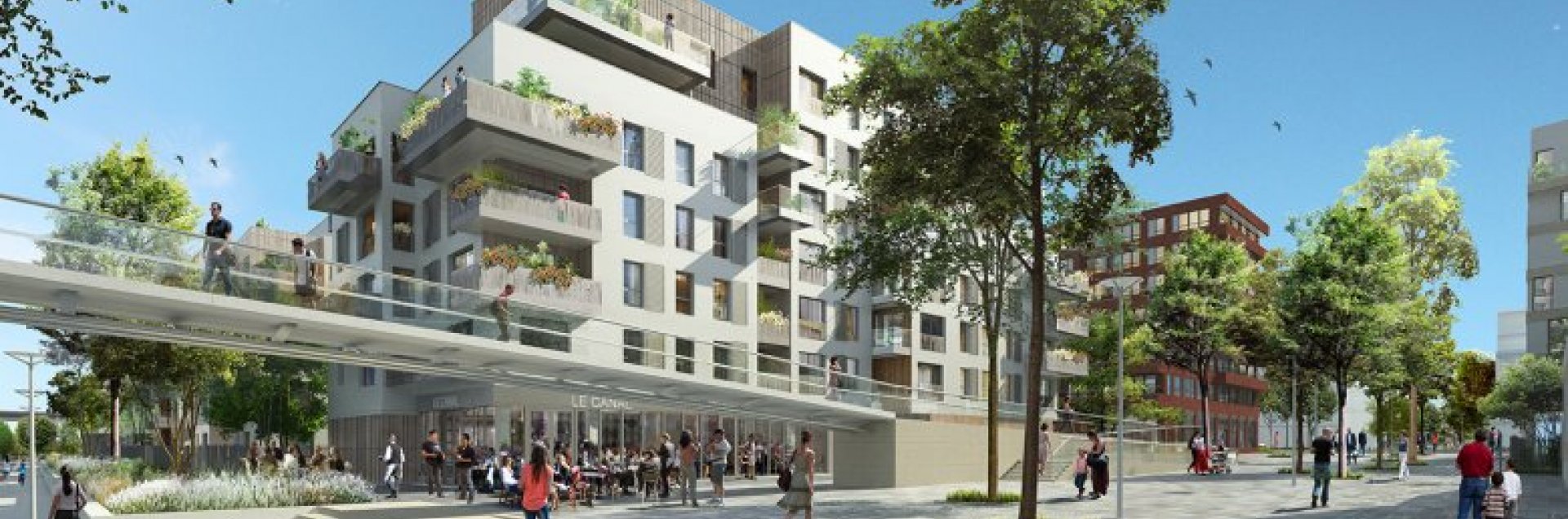 Immobilier Neuf A Noisy Le Sec Canal En Vues Quai N 7 Quai N 8 Vinci Immobilier