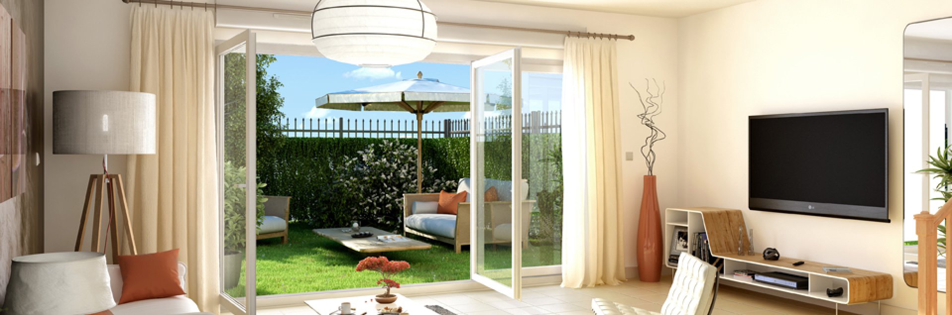 CÔTÉ JARDIN, CÔTÉ TERRASSE - MAISONS - Web - Illustration